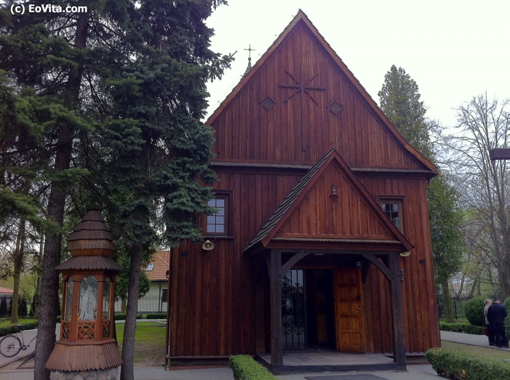 Wooden Church in Warsaw